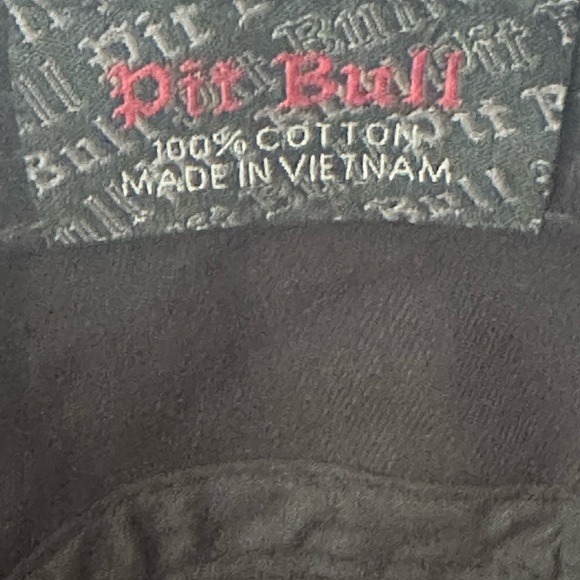 Pit Bull Black Rhinestone Embellished Cadet Cap (900) - Picture 7 of 10